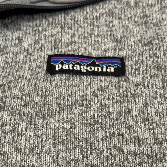 Patagonia Better Sweater Gray 1/4 Zip Fleece Pullover Womens small - Picture 5 of 9
